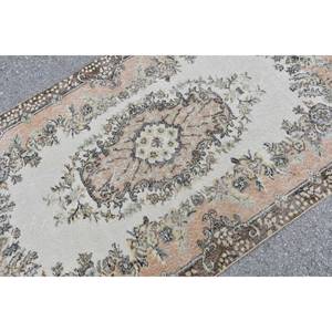 Vintage Turkish <b>Rug</b> Large Area 3.9 X 6.7ft Classic Brown Beige Wool Material Latex Patchwork for Hallway Rectangle <b>Bedside</b> <b>Rug</b> - Product Image 5