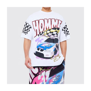 T-shirt en coton basique avec logo personnalisé, t-shirt uni pour homme, tissu doux de haute qualité, vente en gros - Product Image 1