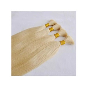 Extensiones de cabello humano a granel de color natural trenzado de cabello virgen doble Remy de calidad stock de fábrica de Bangladesh - Product Image 6
