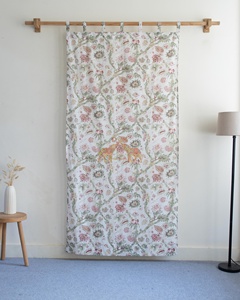 Cortinas y Cenefas Modernas de Lujo con Estampado a Mano, 100% Algodón Ligero, con Bloqueo de Luz Total para Sala de Estar, Aptas para Todas las Estaciones - Product Image 5