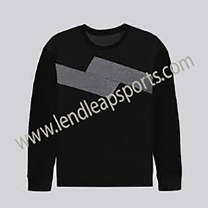 Ropa de calle de alta calidad de gran tamaño de lana de peso pesado pulóver algodón liso gota hombro bordado cuello simulado sudaderas - Product Image 5
