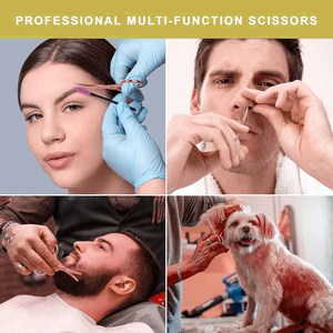 Ciseaux à nez de qualité supérieure en acier inoxydable, ciseaux multi-usages pour soins personnels, pointe arrondie - Product Image 6