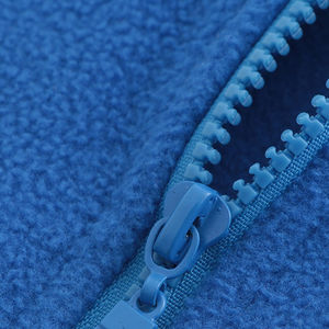 100% Polyester <b>Fleece</b> Lined <b>Vest</b> Oversized Sleeveless Soft Shell Jacket Warm Zipper Down Gilet Outerwear with Pockets and Logo - Product Image 4