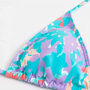 Conjunto de Bikinis Estampados, Traje de Baño con Espalda Descubierta, Lazos Laterales Ajustables, Conjunto de Bikinis Sexys para Mujer 2025 - Product Image 5