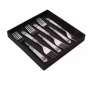 Juego de cubiertos de acero inoxidable de lujo moderno, cubiertos elegantes con mango de nácar, vajilla de comedor para el hogar, restaurante y Hotel - Product Image 5