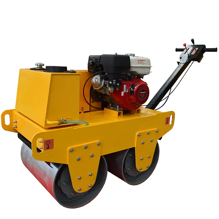 PME-R600 Lopen Achter Dubbele Wielen Benzine Dieselmotor Roller Compactor