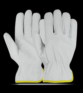 Gants de conduite unisexes pour l'extérieur, en cuir de vache véritable, gants de conduite tendance, fabriqués au Pakistan - Product Image 1
