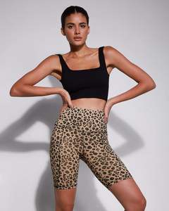 ชุดออกกำลังกายเอวสูงไร้ตะเข็บสำหรับผู้หญิงกางเกงขาสั้นสำหรับนักปั่นจักรยานควบคุมหน้าท้องมีกระเป๋า - Product Image 3