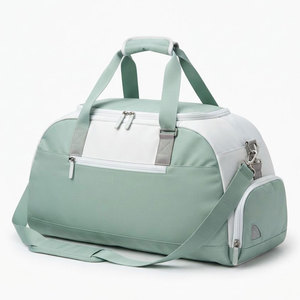 Custom Sports Duffel <b>Bag</b> <b>With</b> <b>Shoe</b> <b>Compartment</b> Lightweight Polyester Gym Workout Travel <b>Weekend</b> Carry <b>Bag</b> - Product Image 1