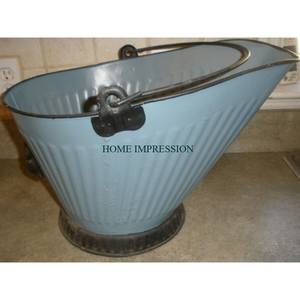 Seau à charbon en métal d'excellente qualité, fait à la main, en gros, de créateur, classique, élégant, Offre Spéciale jardin, seau à cendres - Product Image 3