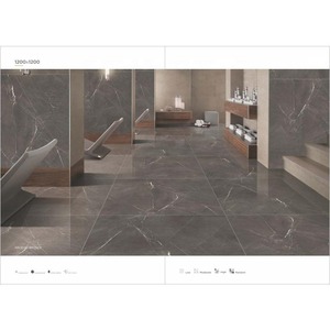 Vistaar Calacatta Gold 1200x1200mm Porcelain Marble Slab 4x4ft 48x48in Italian Design 120x120cm <b>Wall</b> <b>Tiles</b> - Product Image 5