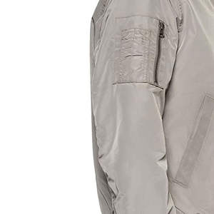 Chaqueta Bomber Ligera para Hombre, Chaqueta Urbana Moderna con Cierre de Cremallera de Poliéster Transpirable y Opciones de Logotipo Personalizado - Product Image 5