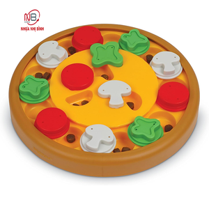 Cuenco comedero lento de rompecabezas ecológico de fabricante OEM, cuenco de plástico antiasfixia para comida de perros y gatos en varios colores - Product Image 1