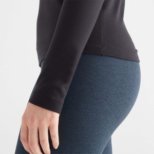 Chaqueta de forro polar Sherpa de microforro polar reciclado para mujer respetuosa con el medio ambiente chaqueta de exterior con cremallera completa personalizada - Product Image 4