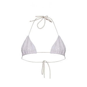 Traje de Baño Bikini de 3 Piezas con Pareo de Malla Transparente, Sexy, para Mujer, 2020 - Product Image 6