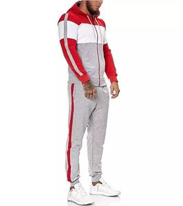 Conjunto de Jogger personalizado de alta calidad para hombre, pantalones empalmados de dos piezas, chándal deportivo informal con producto de diseñador de logotipo - Product Image 2