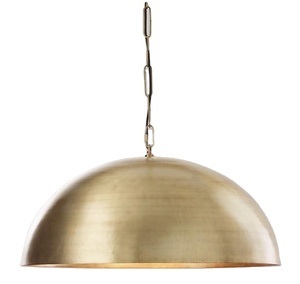 Lampe à suspension en forme de dôme pour maison, salon, gousset, chambre d'hôtel, couleur dorée, matériau en laiton, décoration de la maison - Product Image 2