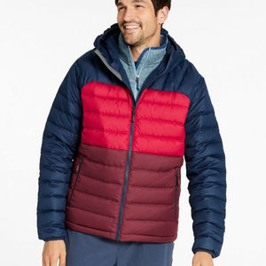 Veste matelassée en coton avec poche zippée, col montant, coupe-vent, écologique, respirante, personnalisée OEM - Product Image 2