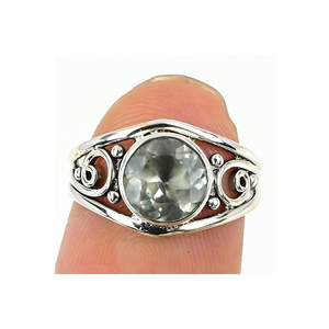 Bague artisanale en argent sterling 925 pour femme, avec pierre précieuse naturelle, style sportif, en cornaline orange - Product Image 5