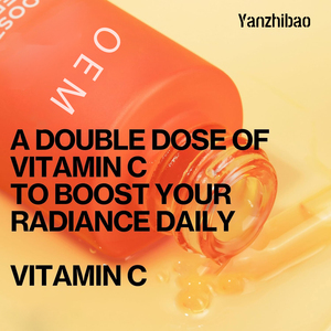 Suero Facial de refuerzo con infusión de vitamina C ácido glicólico corrector de manchas oscuras antienvejecimiento para el cuidado de la piel - Product Image 3
