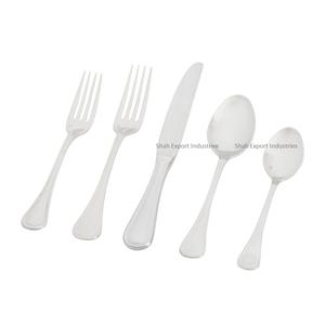 Ensemble de couverts en acier inoxydable au design martelé de haute qualité couverts de luxe modernes plaqués argent pour cadeaux à utiliser au restaurant à domicile - Product Image 4