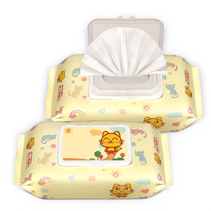 Uniquality Lingettes Humides Douces pour Bébé 80 Lingettes Sans Alcool à l'Eau Pure Produits de Nettoyage pour Bébés - Product Image 1