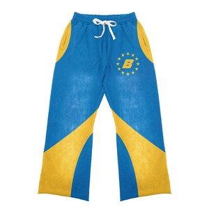 Ensemble de deux pièces personnalisées, à la mode, OEM et ODM, de couleur unie, veste en coton respirante de grande taille, pantalon en molleton - Product Image 3