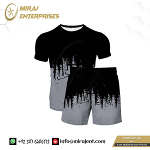 เสื้อยืดระบายอากาศแห้งเร็วลายเพ้นท์แบบนามธรรม ชุดกางเกงขาสั้น ผู้ชาย ผู้หญิง สไตล์ลำลอง ขายดีประจำฤดูร้อน พิมพ์ลายดิจิตอล 3 มิติ แขนสั้น - Product Image 5