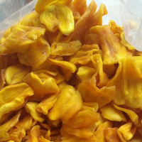 Gedroogde Jackfruit Chips Goede Kwaliteit Gedroogde Jackfruit Chip Vacuüm Gebakken Jackfruit Knapperig
