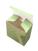 Boîte à gâteau en papier ivoire avantage UV personnalisé taille finition brillante mate moderne stratification mate gaufrage feuille estampage revêtement UV