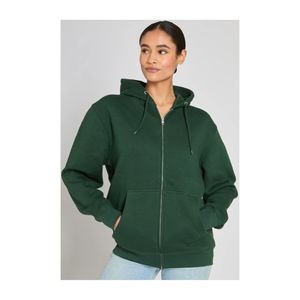 Sudadera con Capucha para Mujer, Lisa, con Cierre, Cómoda, Informal, Tejido Suave y Transpirable, con Bolsillos - Product Image 2