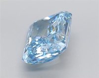 1,18 Carat Fancy Vivid Blue Radiant Cut VS2 IGI Certified CVD Lab Grown Diamond Excellent Corporation EC9878 para la fabricación de joyas