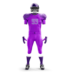 Custom <b>Cheap</b> American Football Uniforms Short 100% Polyester Breathable High Quality Best Manufacturer New Arrival Customized - Product Image 2
