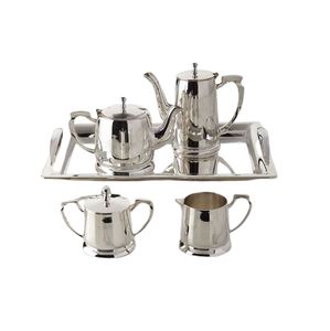 ชุดน้ำชาโลหะสุดหรูดีไซน์หรูหราทำจากวัสดุคุณภาพสูงเหมาะสำหรับผู้ที่ชื่นชอบการดื่มชาและความบันเทิงในบ้านและสำนักงาน - Product Image 3