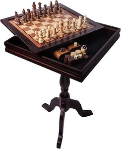 Juego portátil práctico de lujo, venta al por mayor, juego de ajedrez de madera personalizado, juego de ajedrez de gran tamaño, tablero plegable, tablero de piezas de ajedrez - Product Image 5