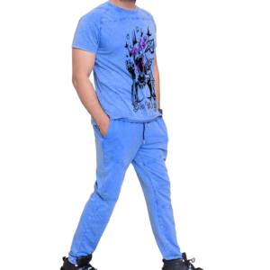 À la mode Acide Lavé Dessin Élastique À Capuche Pantalons De Survêtement Jogger Ensembles Cargo Pantalon Survêtements Unisexe Survêtements 2 Pièces Ensemble - Product Image 4