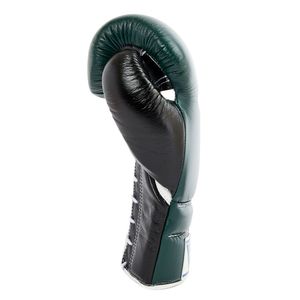 Boxing MS Training Gloves - Dark Green <b>Black</b> <b>Lace</b> - Product Image 2