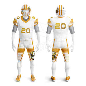 2025 OEM Sublimated American Football Jersey Custom Uniform Practice Kit for School Youth and Club Teams USA Style Design jersey - Product Image 6