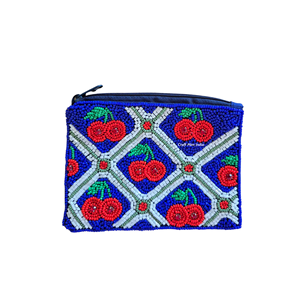 Porte-monnaie en perles colorées fait main pour enfants, portefeuille en tissu personnalisé, fermeture éclair, poche à monnaie, vente en gros de pochettes en perles pour adolescents - Product Image 5