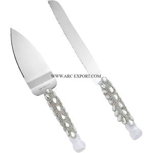 Cuillère et fourchette à gâteau décoratives de table en argent métallique avec poignées de couleur noir et or avec design de feuille Fournisseur en gros - Product Image 6