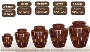 Handmade Wooden Adult Cremation <b>Urns</b> for Human Ashes Joint Personalized Funeral Pet Memorial for <b>dog</b> cat <b>urn</b> - Product Image 5
