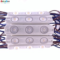 LED 110V 220V inyección 3 Lmodule Módulo 2W blanco cálido blanco frío rojo verde azul amarillo Rosa color para letreros