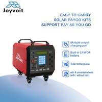 Kit Solaire Domestique Joyvoit PAYGO 1000W Facile à Installer, Générateur Solaire Hors Réseau, Batterie LiFePO4 25.6V, Onduleur à Onde Sinusoïdale Pure PWM