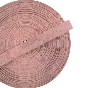 Flat <b>cork</b> cord light pink superior - Product Image 1