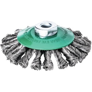 Conical Wire <b>Brush</b> 115 Mm M14 0.5 Mm Wire Thickness 12 Mm VA 15000 Min- Lessmann - Product Image 1