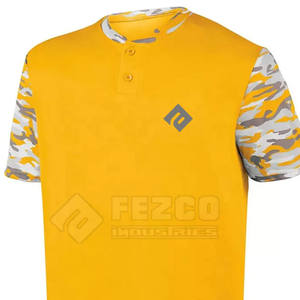 ชุดเบสบอลผ้าโพลีเอสเตอร์สำหรับ100% ชุดเล่นกีฬามาใหม่ระบายอากาศได้และใส่สบาย - Product Image 5