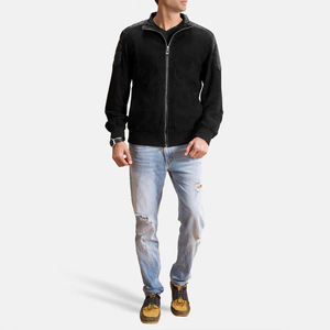 Chaqueta de cuero personalizada para hombre 2025 prendas de vestir exteriores de cuero genuino de calidad superior OEM clásico motorista moda Streetwear a granel al por mayor - Product Image 3
