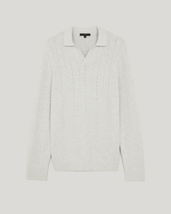 Sweat-shirt en maille confortable à col rond classique de qualité supérieure pour hommes, nouveau sweat-shirt confortable à coupe décontractée de luxe - Product Image 5