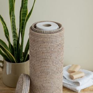 Porte-papier toilette en rotin tissé à la main, boîte de rangement artisanale, écologique, décoration naturelle pour la maison, vente en gros du Vietnam - Product Image 4