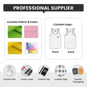 Camisetas sin mangas atléticas con tirantes para hombre, camisetas ajustadas clásicas acanaladas, chaleco de nailon Spandex para gimnasio, entrenamiento, Fitness - Product Image 6